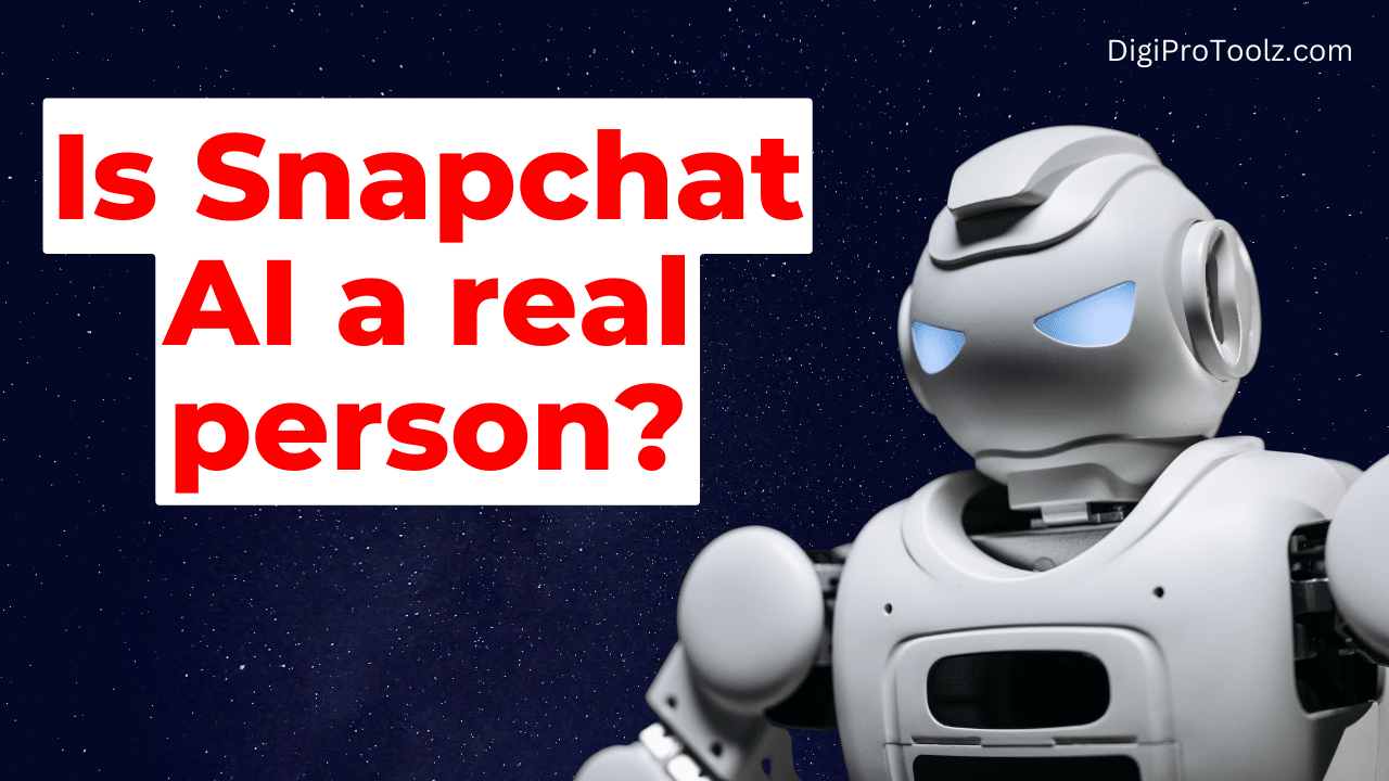Is Snapchat AI a real person?